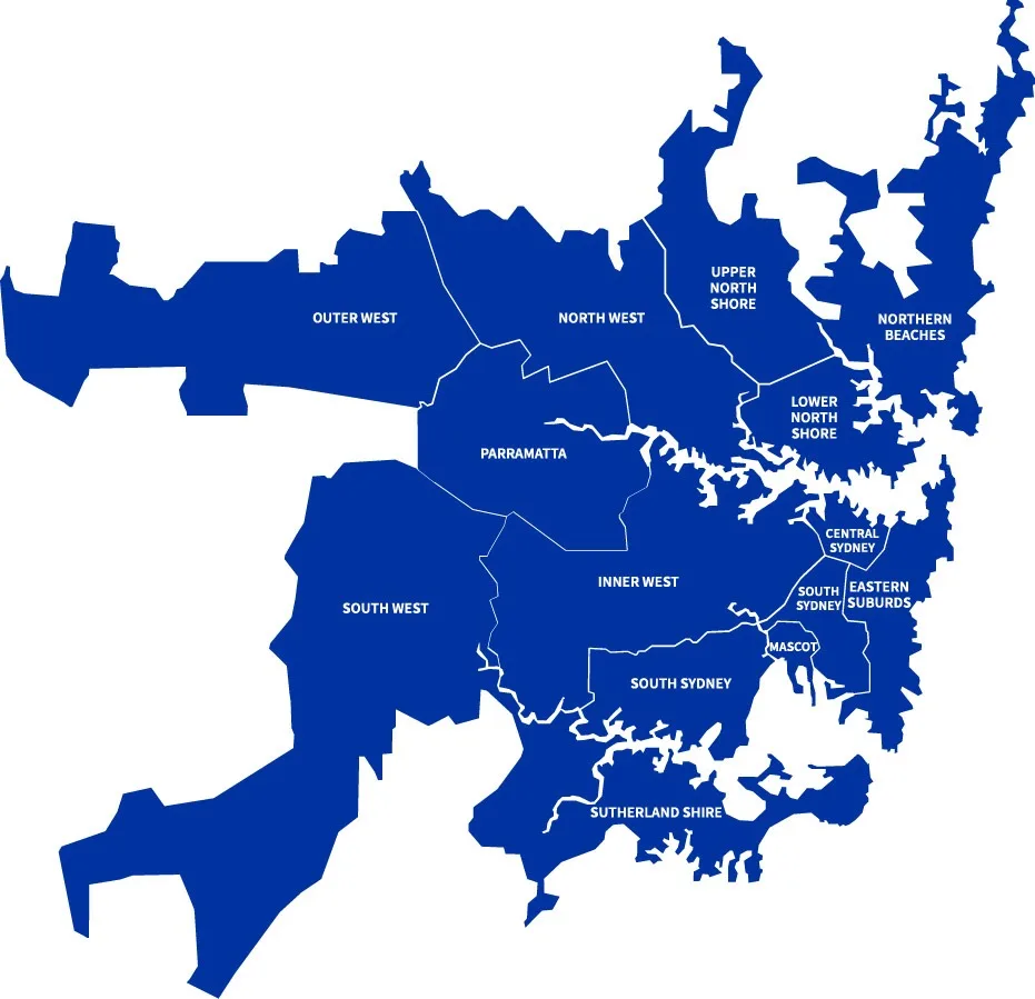 Network Plumbing service area map