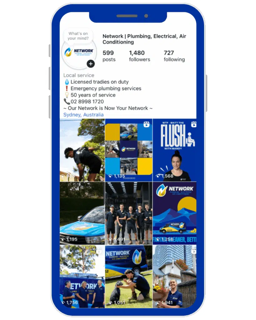 Network Tradies Instagram