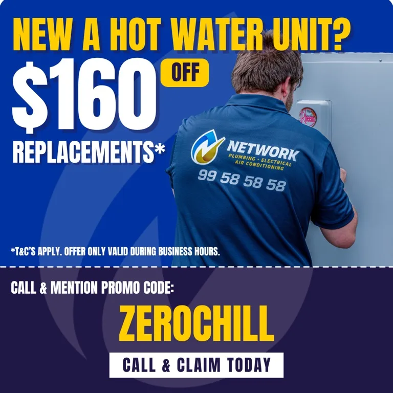 Network Plumbing $160 replacement offer